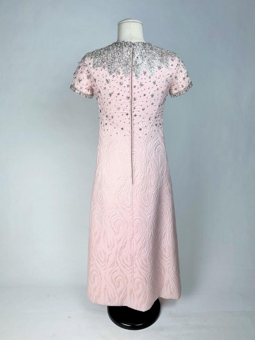 Gray Evening dress by Yves Saint Laurent Haute Couture (attributed to) - AW 1967 Coll