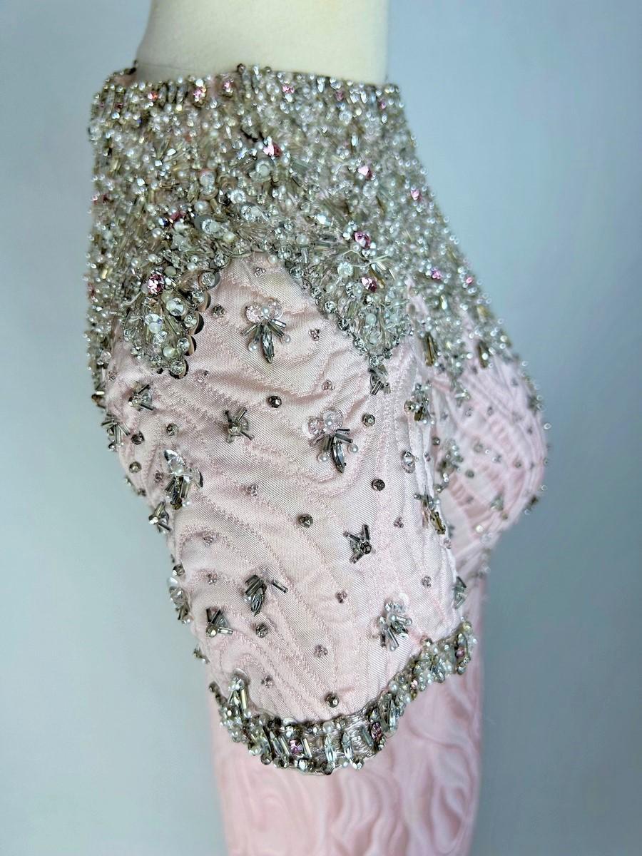 Evening dress by Yves Saint Laurent Haute Couture (attributed to) - AW 1967 Coll In Good Condition In Toulon, FR