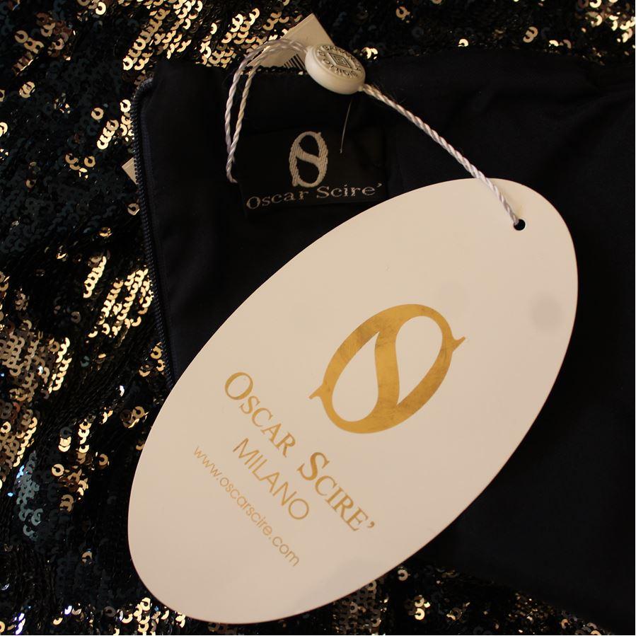 Black Oscar Scire' Evening dress size 40 For Sale