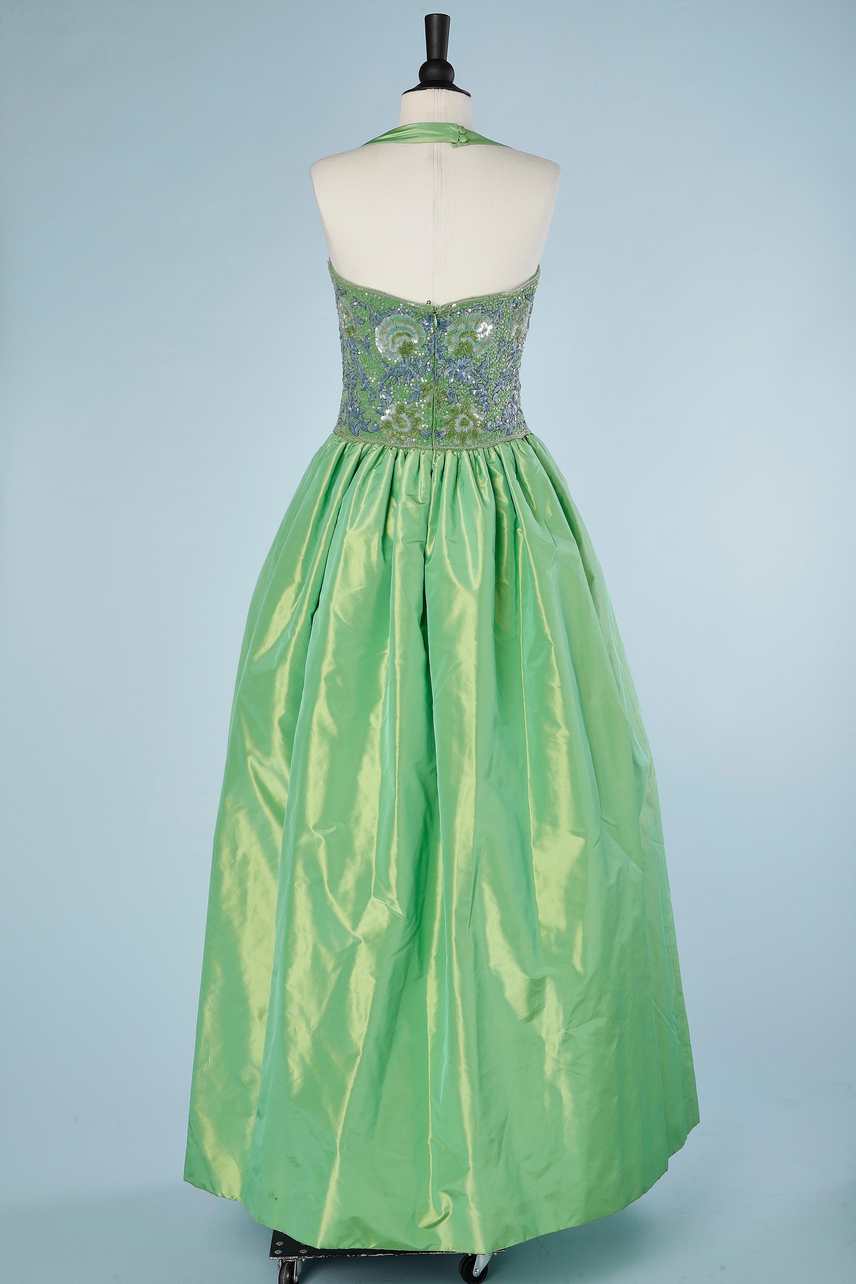 escada green dress