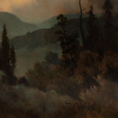 Evening in the Mountains Original Oil Painting by Greg Parker
