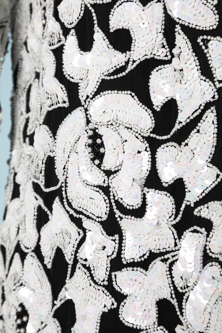 1980s Jenny Lewis Elaborate Embroided Needlepoint Woven Silk Jacket