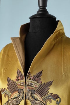 Evening jacket in silk and cotton with metallic embroidery Gianfranco Ferré