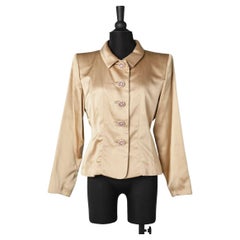 Evening jacket with rhinestone buttons Yves Saint Laurent Rive Gauche