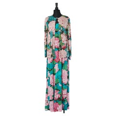 Evening jacket with sequin and dress in the same print Ken Scott