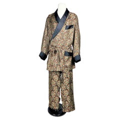 Evening pyjamas from Galeries Lafayette by Raoul Dufy France Circa 1930-1940