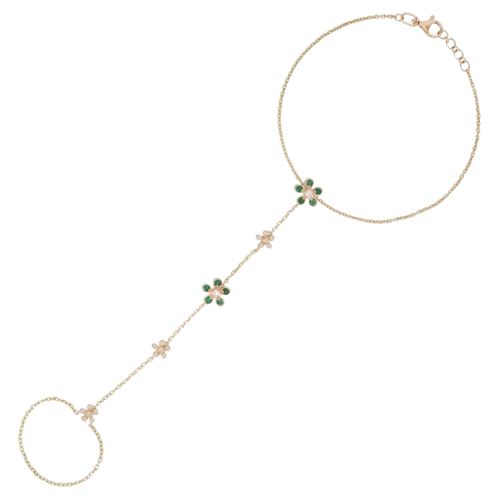 Evening Shine 14K (or 18k upon request) Yellow Gold Link Diamond Bracelet