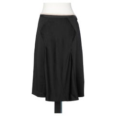 Evening skirt in black satin Martin Margiela "Replica" Collection  FW 1994/95