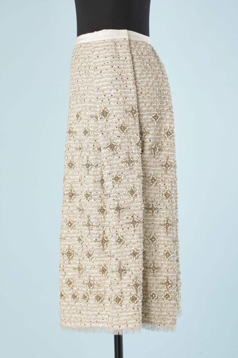 Women's Evening skirt in embroidered tweed Oscar de la Renta