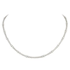 Evening White Gold 18K Necklace Diamond for Her