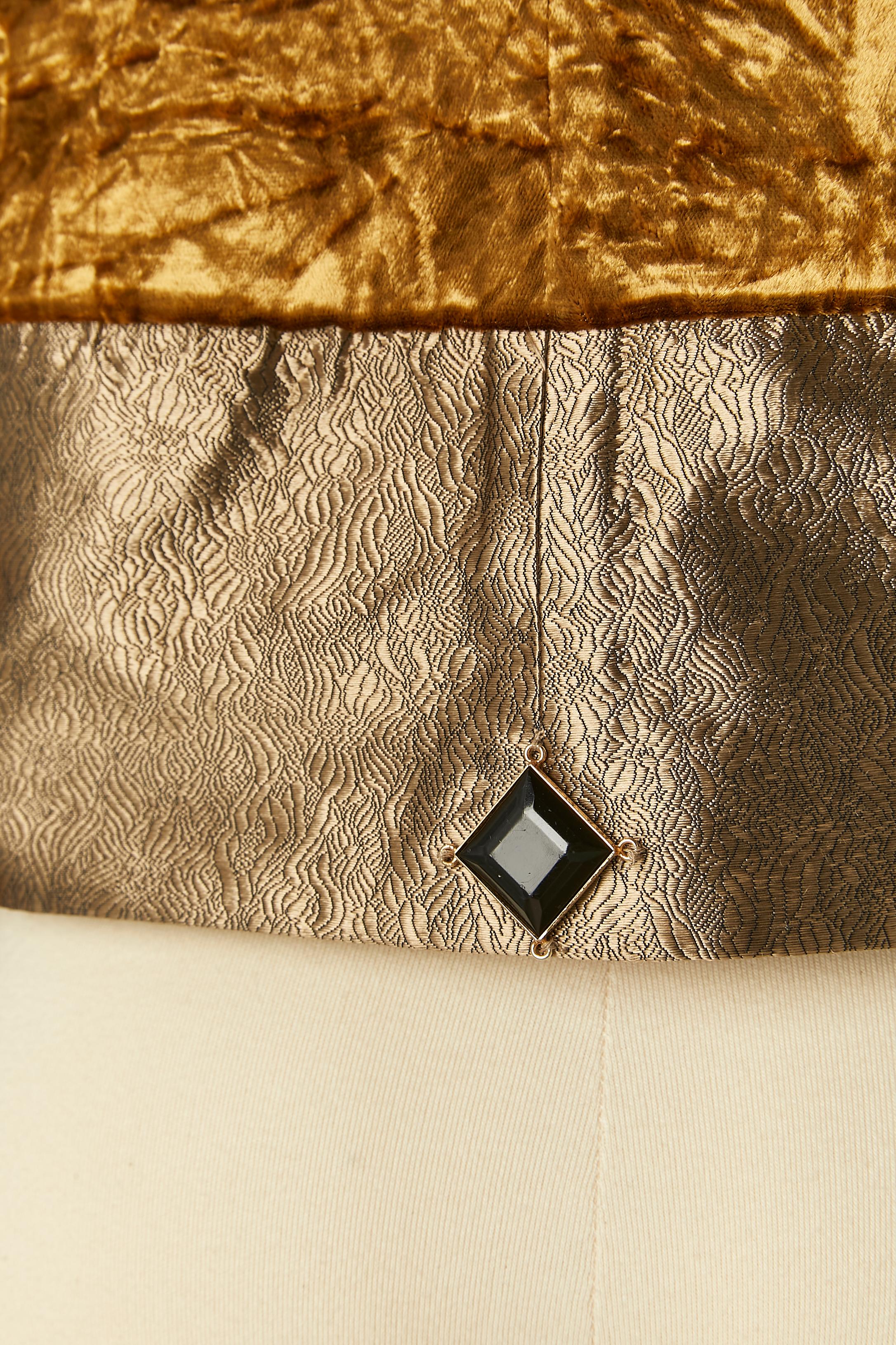 Boléro enveloppant de soirée en velours écrasé et damassé ETRO en vente 3