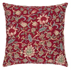 Evenlode Red Cushion with Feather Filler - (13"x13")