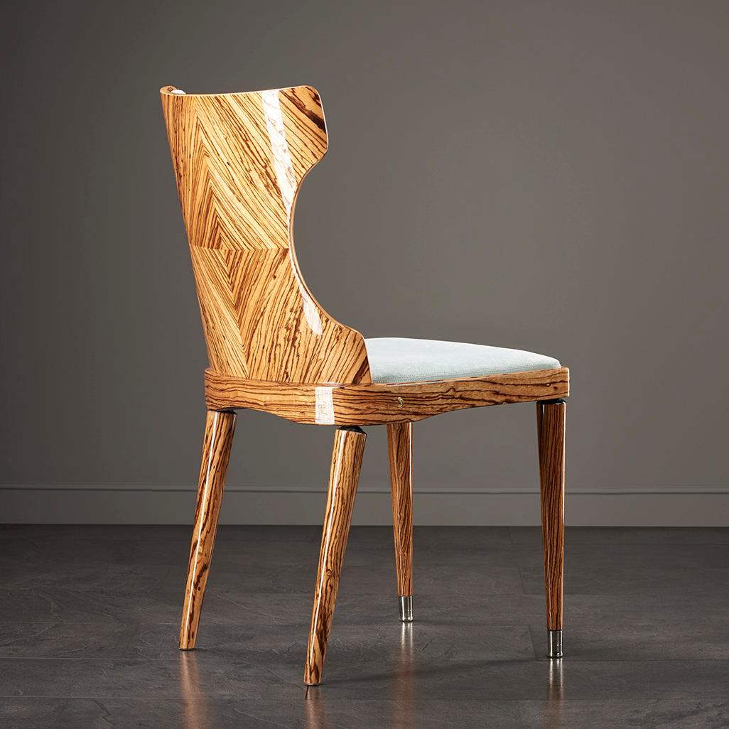 Veneer Ever Dining Chair For Sale