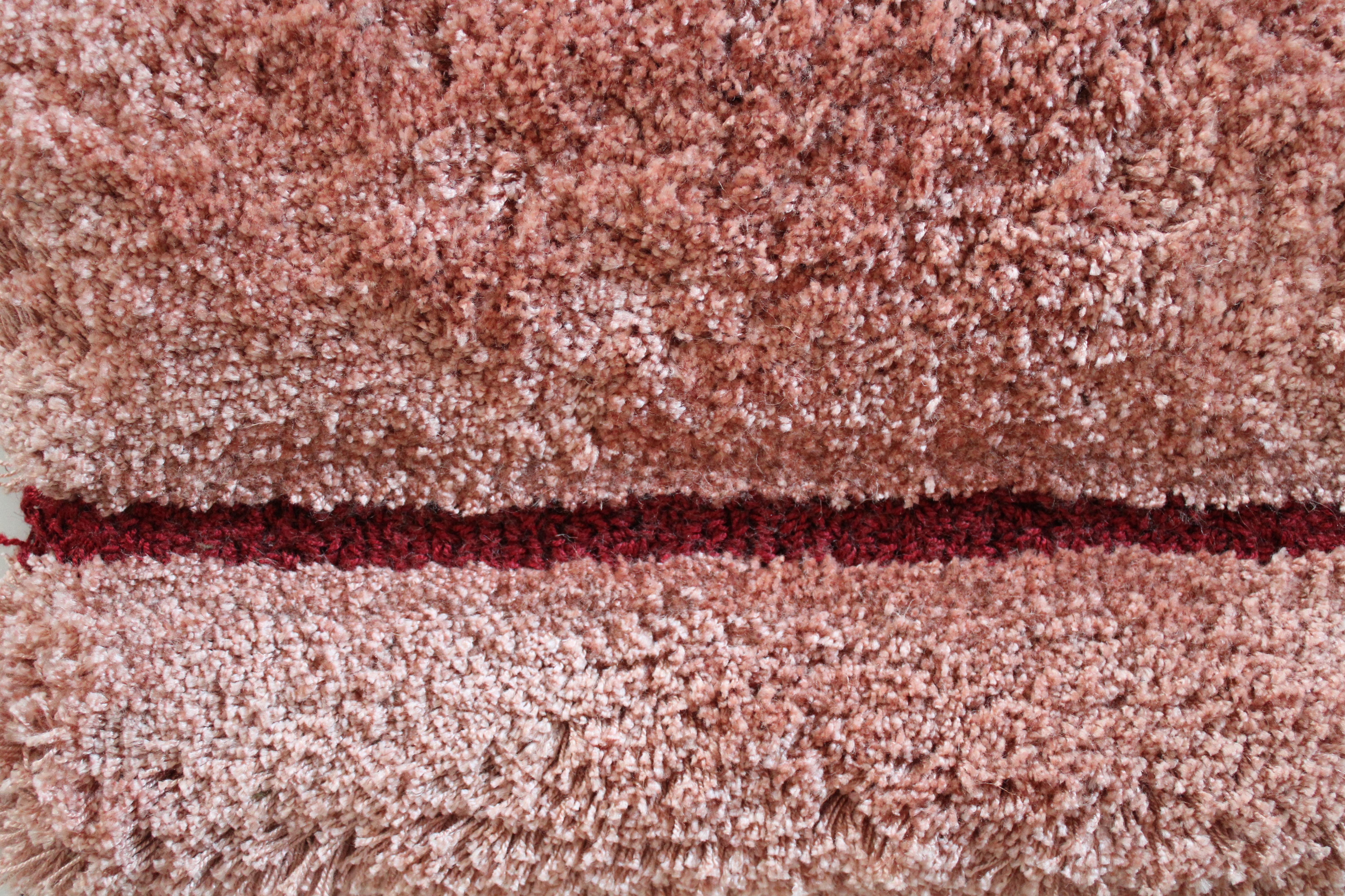 Contemporary Ever Hand-Tufted Pink Rug, Take Me Up Collection by Paolo Stella For Sale