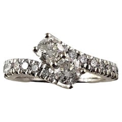 Vintage Ever Us 14 Karat White Gold and Diamond Engagement Ring #13911