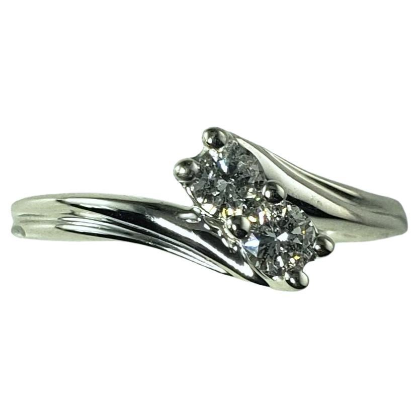"Ever Us" 14 Karat White Gold and Diamond Ring Size 6.5 #14878 For Sale