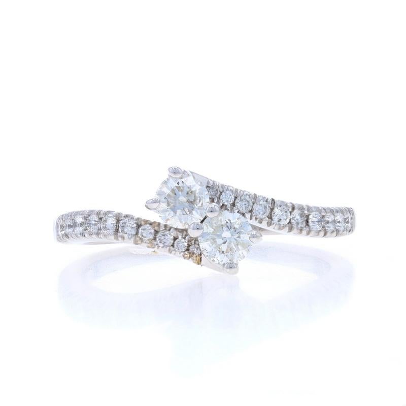 Retail Price: $2099

Size: 8
Sizing Fee: Up 2 sizes for $40 or Down 1 size for $40

Brand: Ever Us

Metal Content: 14k White Gold

Stone Information

Natural Diamonds
Carat(s): 3/4ctw
Cut: Round Brilliant
Color: H - I
Clarity: SI2 - I1

Total