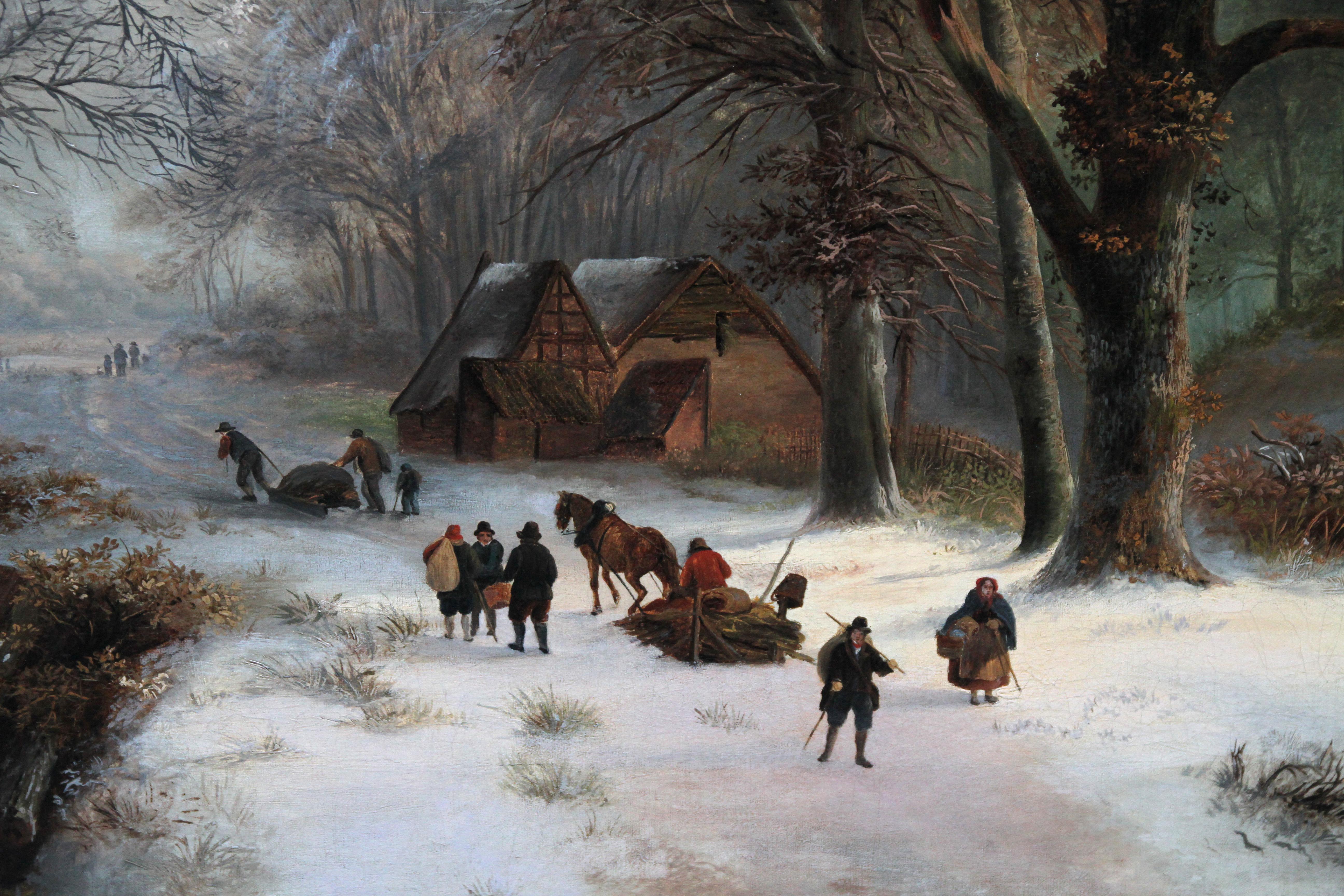 dutch winter scene painting