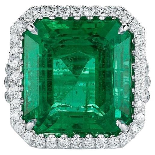 Evergreen Emerald Ring For Sale