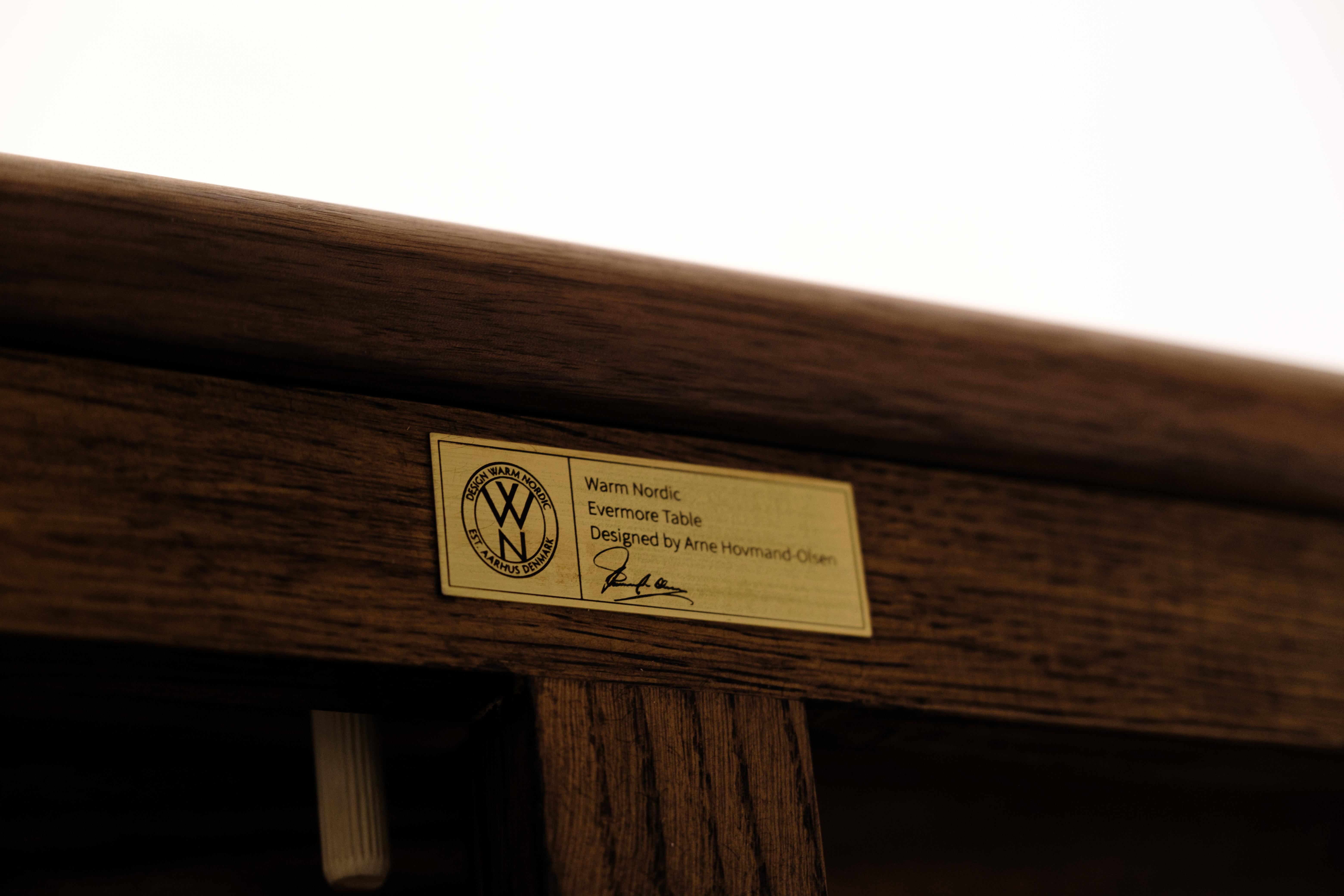 Evermore Dining Table Made In Walnut By Arne Hovmand-Olsen For Warm Nordic For Sale 5