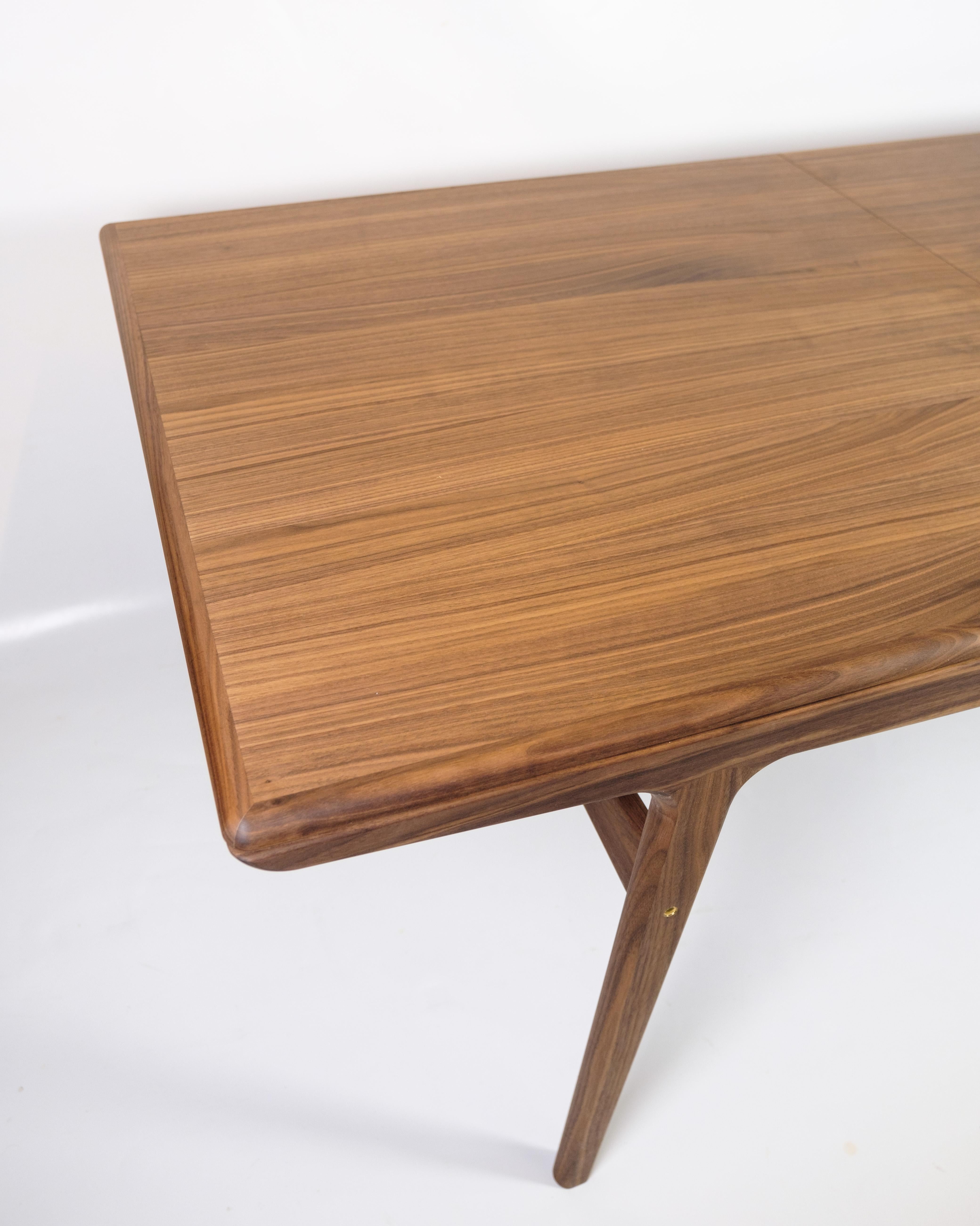 Mid-Century Modern Evermore Dining Table Made In Walnut By Arne Hovmand-Olsen For Warm Nordic For Sale