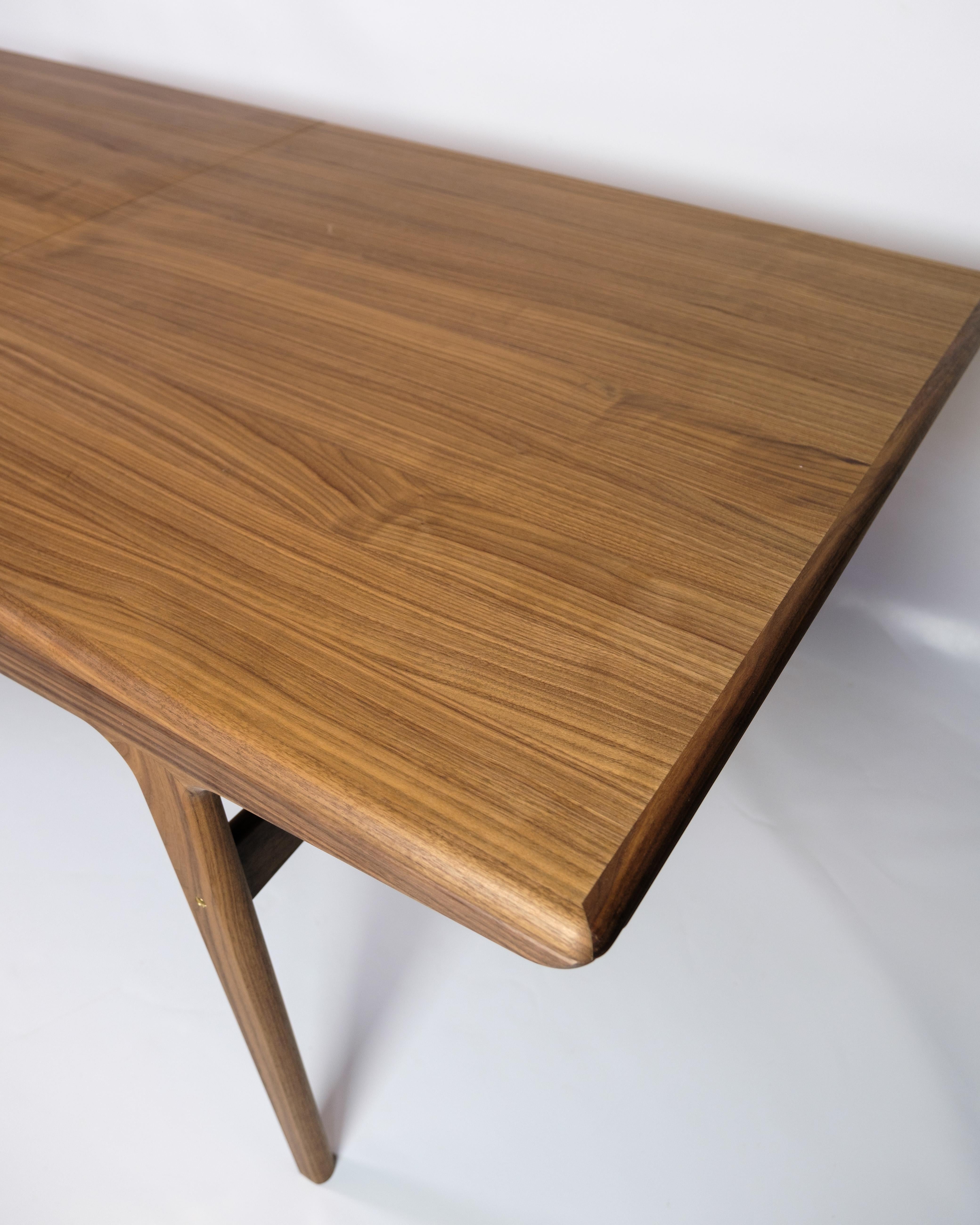 Evermore Dining Table Made In Walnut By Arne Hovmand-Olsen For Warm Nordic In Good Condition For Sale In Lejre, DK
