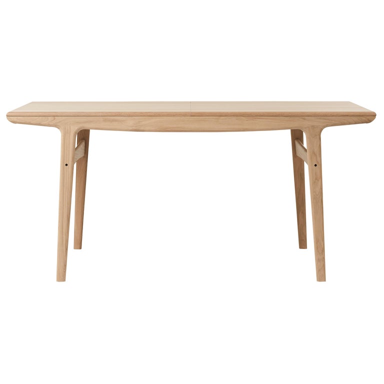 For Sale: Beige (White Oiled Oak) Evermore Small Dining Table, by Arne Hovmand-Olsen from Warm Nordic