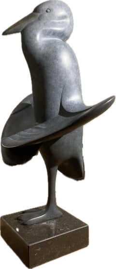 Reiger In De Zon Heron In The Sun Bronze Sculpture Limited Edition In Stock