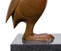 Twee Mandarijneenden no. 2 Two Mandarin Ducks Bronze Sculpture Contemporary