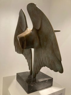 Vliegende Uil Nr. 7 Fliegende Eule Vogel Bronzeskulptur Limitierte Auflage