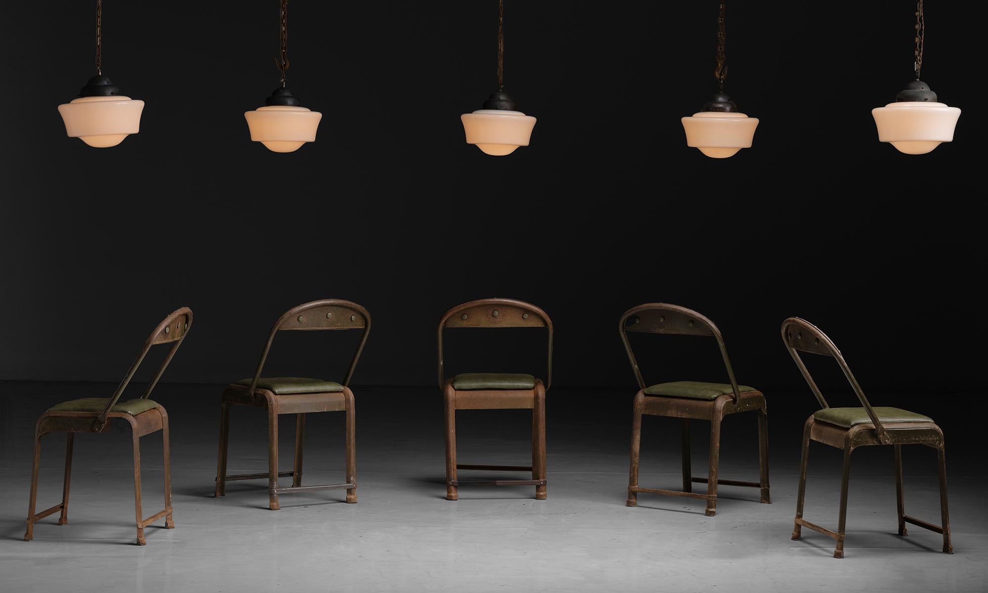 Evertaut Factory Chairs, England circa 1950 3