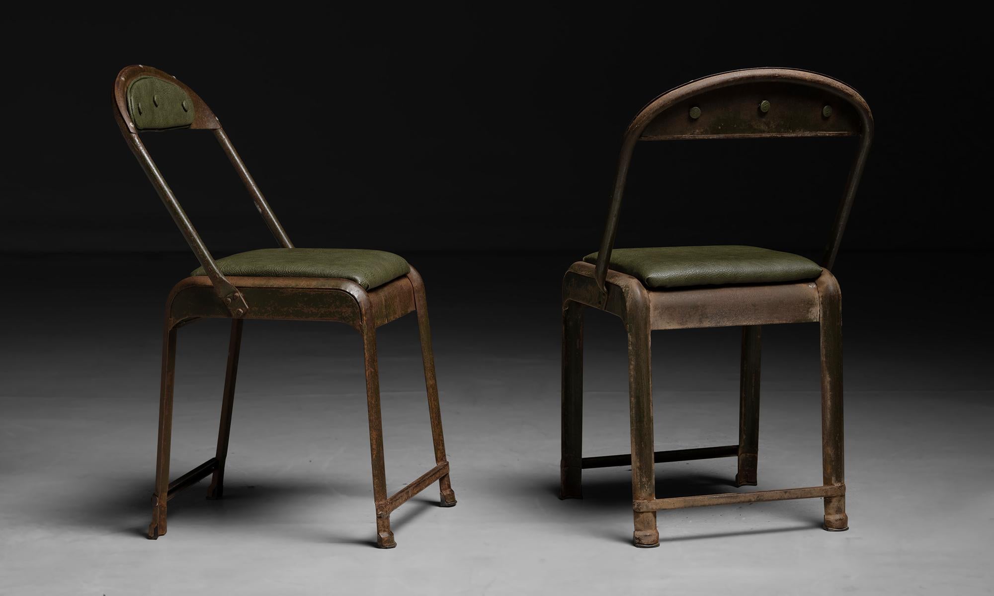 Industrial Evertaut Factory Chairs, England circa 1950