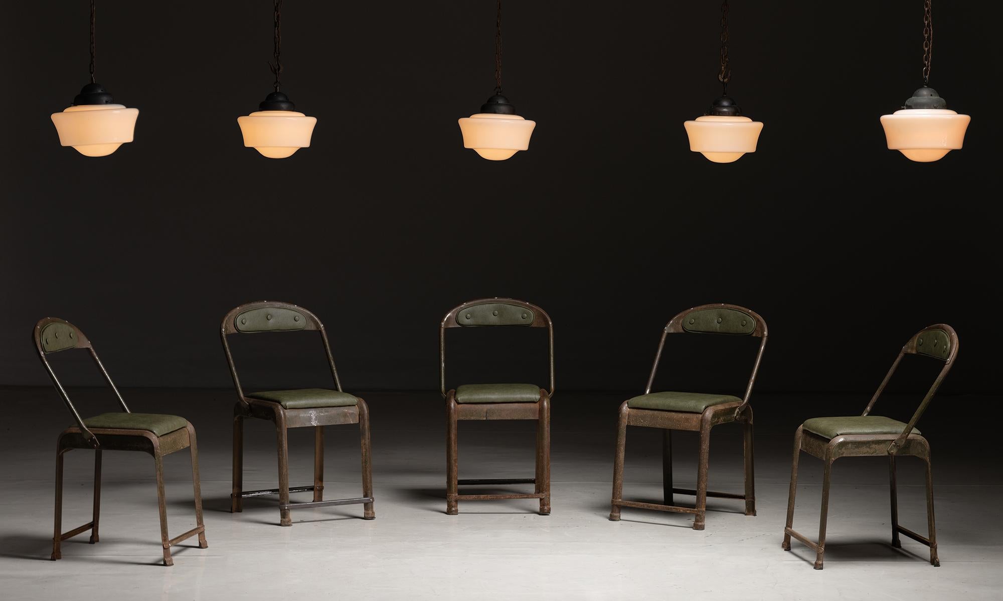 Evertaut Factory Chairs, England circa 1950 2