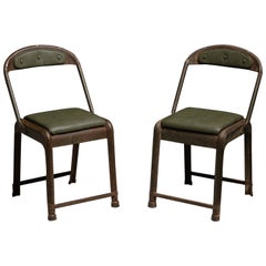 Vintage Evertaut Factory Chairs, England circa 1950