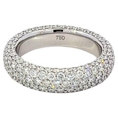 Every Day Band Diamant 18K Weißgold Exklusiver Ring