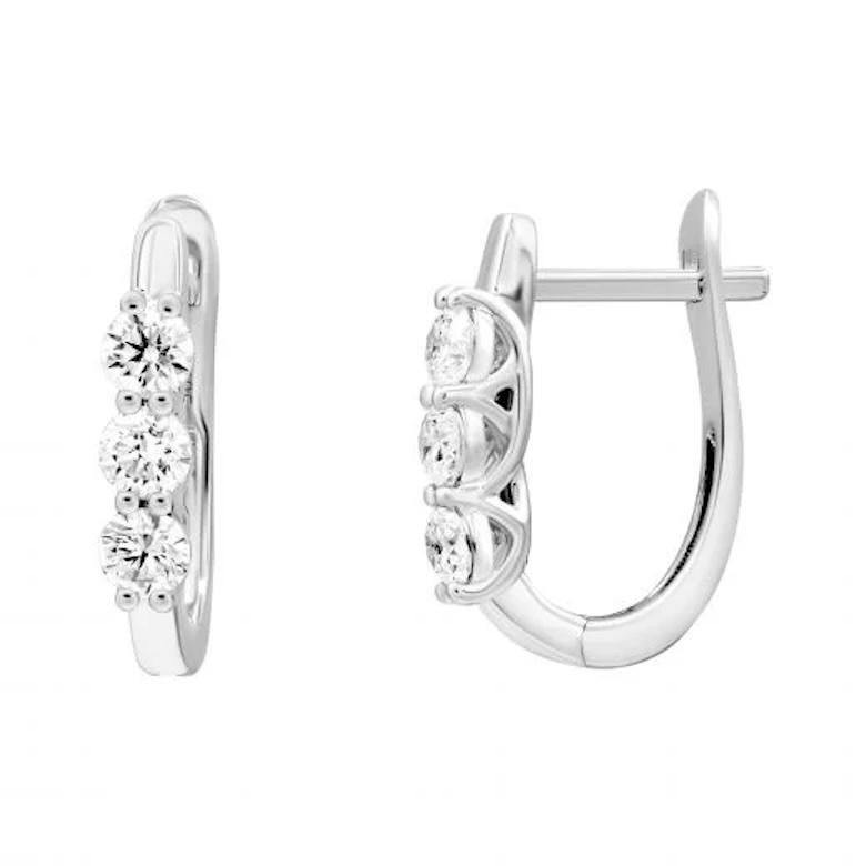 Every Day Diamant Weißgold Exklusiver Ring (Antiker Kissenschliff) im Angebot