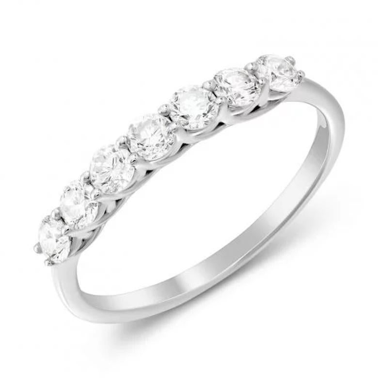 Every Day Diamant Weißgold Exklusiver Ring im Zustand „Neu“ im Angebot in Genève, GE
