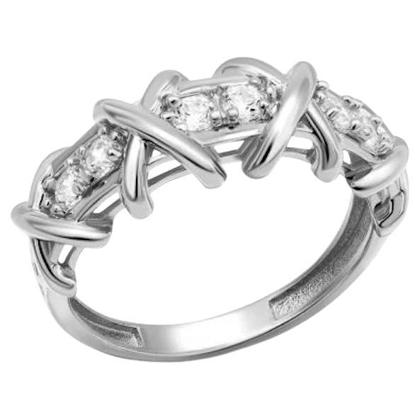 Bague pour elle en or blanc avec diamant Every Day