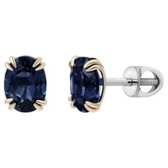 Every Day Modern Emerald White 14k Gold Earrings for Her