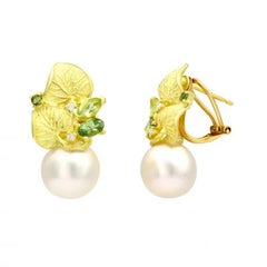 Orecchini Every Day Pearl Chrysolite Yellow in oro 18K  per Lei