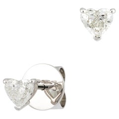 Every Day Studs Boucles d'oreilles or blanc 18K Diamant pour Elle