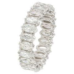 Todos los días Anillo de diamantes blancos de oro de 18 quilates para ella