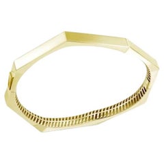 Every Day Yellow 14k Gold Bangles Bracelet pour Elle