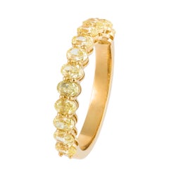 Every Day Yellow 18K Gold Yellow Diamond Ring for Her
