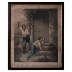 Jede Rose hat eine Thorne - Französische Lithographie, um 1860
