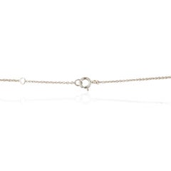 Everyday Emerald Diamond Necklace 18k Solid White Gold, Fine Jewelry Gift