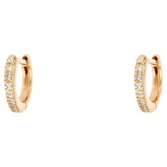 Everyday Gold 14K (or 18k upon request) Yellow Gold Hoop Earrings