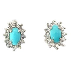 Pendientes de turquesa