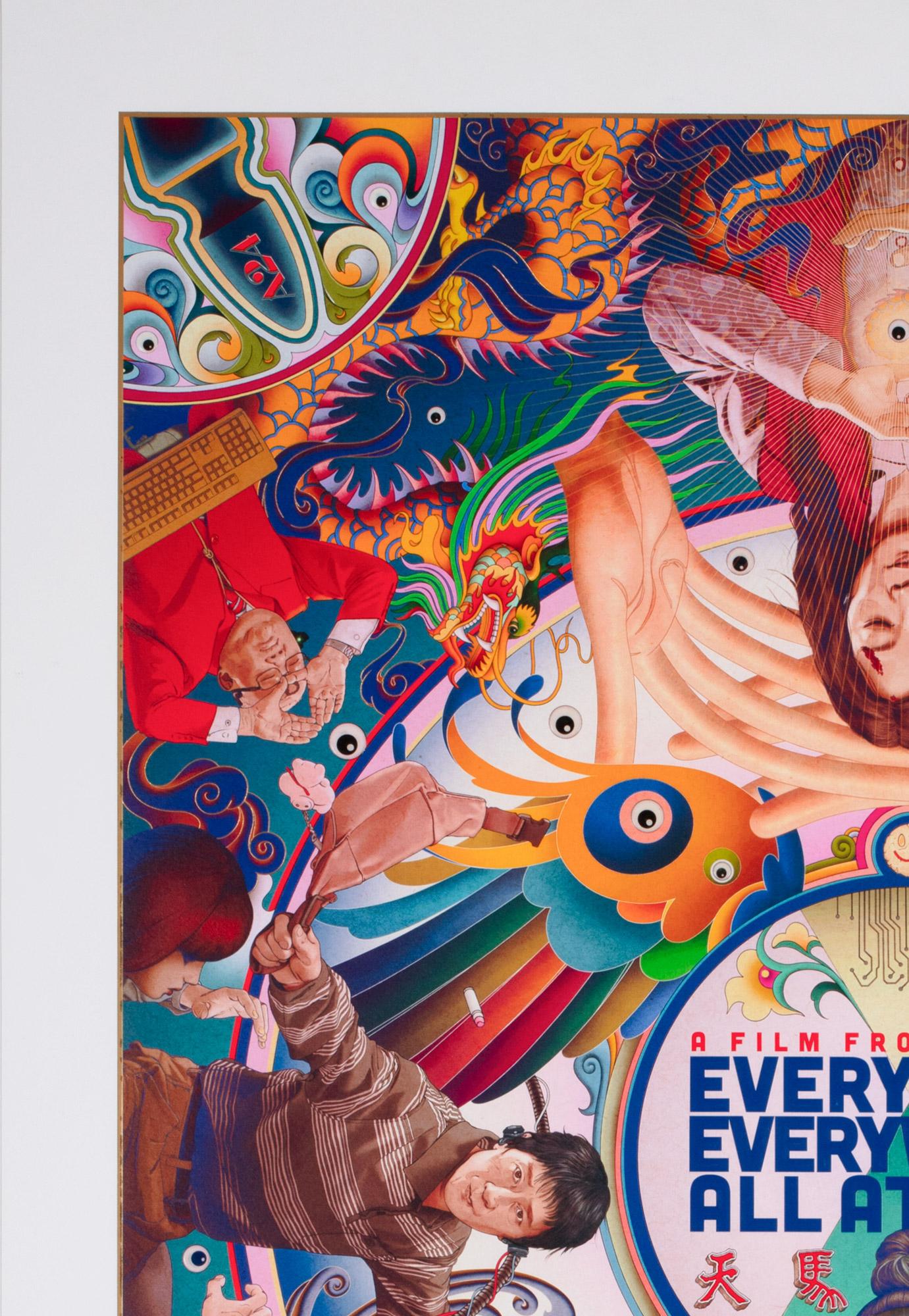 everything everywhere signed print and coloring sheet set by james jean