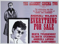 Everything For Sale 1969 UK Quad Academy Cinema Film Poster Peter Strausfeld